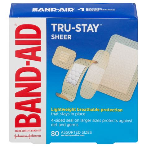 Save On Band Aid Bandages Sheer Strips Assorted Sizes Order Online
