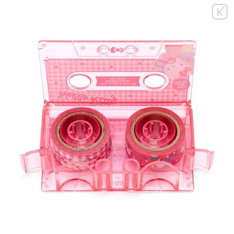 Japan Sanrio Cassette Washi Masking Tape Set Hello Kitty Kawaii Limited