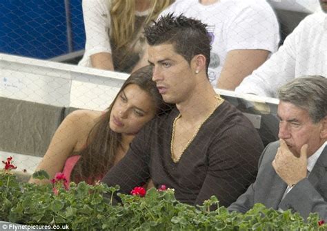Cristiano Ronaldo And Irina Shayk Only Have Eyes For Each Other As They Watch A Tennis Game