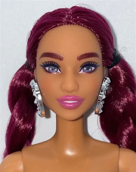 M Nude Barbie Mattel Extra Burgundy Braids Articulated Doll My Xxx
