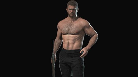 Shirtless Chris Redfield Gold Edition At Resident Evil Village Nexus Mods And Community