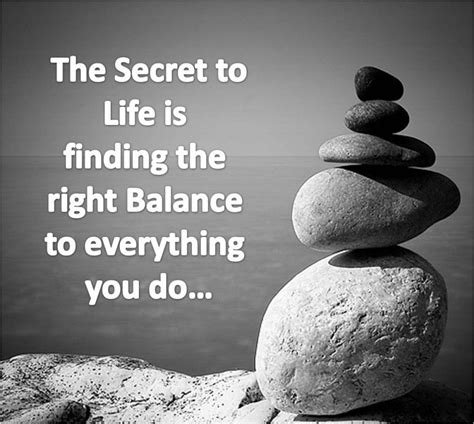 Life Is A Balance Quote Inspiration