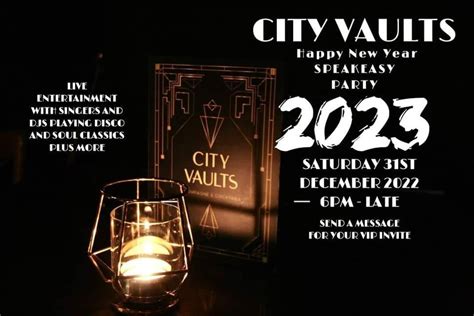 City Vaults Nye Speakeasy Party 2022 2023 City Vaults Liverpool 31