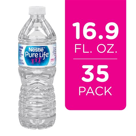 Nestle Pure Life Purified Water 169 Fl Oz Plastic Bottled Water