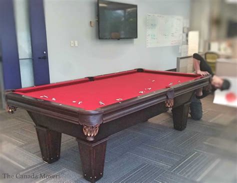 The trick is to know how to disassemble a slate pool table for moving. Pool Table Moving|Toronto|Brampton|Hamilton|Ajax|Barrie|London