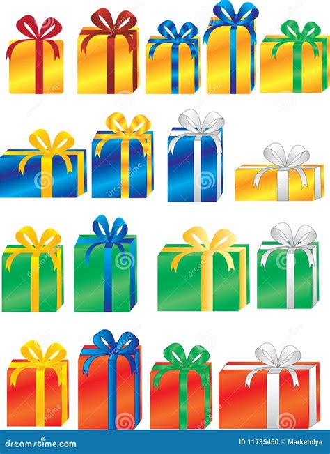 Fancy Boxes Stock Vector Illustration Of Celebrate Christmas 11735450