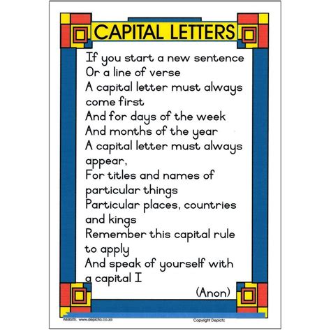Capital Letters Poem Capital Letters Poems Home Poem