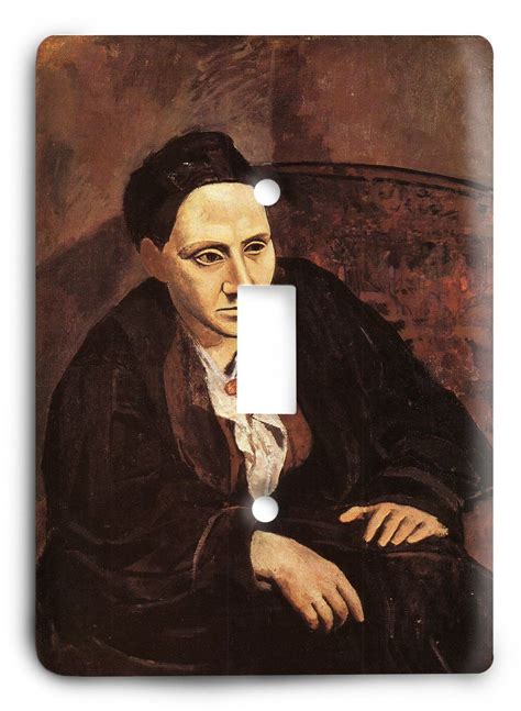 Pablo Picasso Portrait Of Gertrude Stein 1905 6 Light Switch Cover