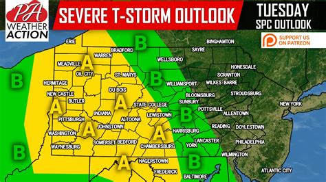 Severe Storms Risk Of Damaging Winds Hail A Few Tornadoes Tuesday