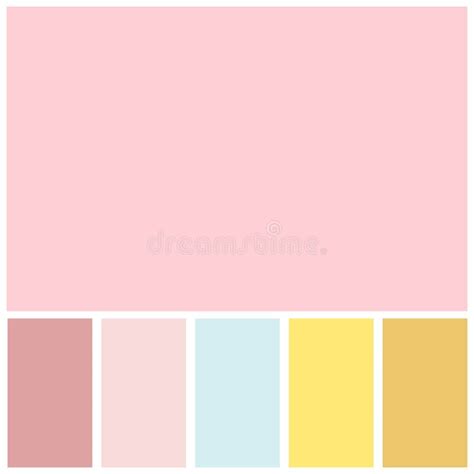 Pink Color Palette Soft Pastel For Template Simple Pink Color Soft For