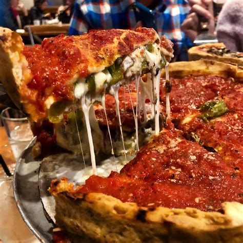 Oc Deep Dish Pizza From Giordanos In Chicago Rfoodporn