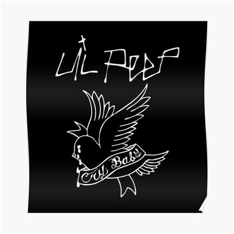 Lil Peep Cry Baby Posters Redbubble
