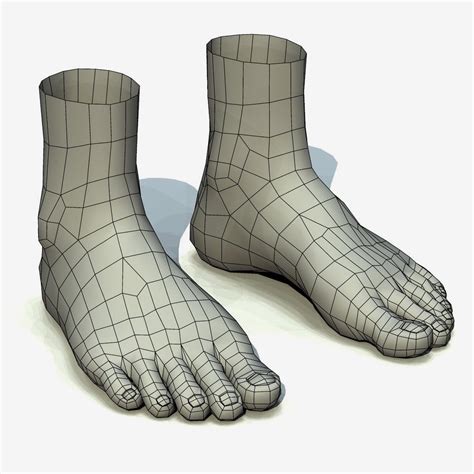 Realistic Feet 3d Max