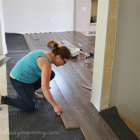 Installing Laminate Flooring By The Diy Mommy Allen Roth Provence