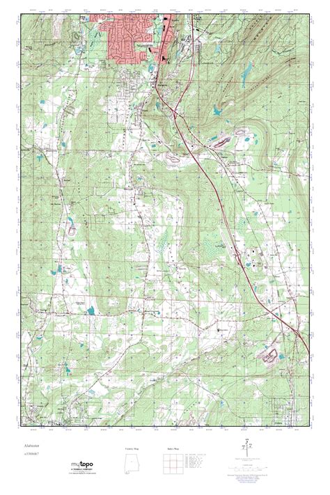 Mytopo Alabaster Alabama Usgs Quad Topo Map