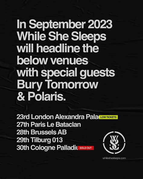 While She Sleeps On Twitter Behold 🚨 We Are Honoured To Announce Polarisaus To This Already