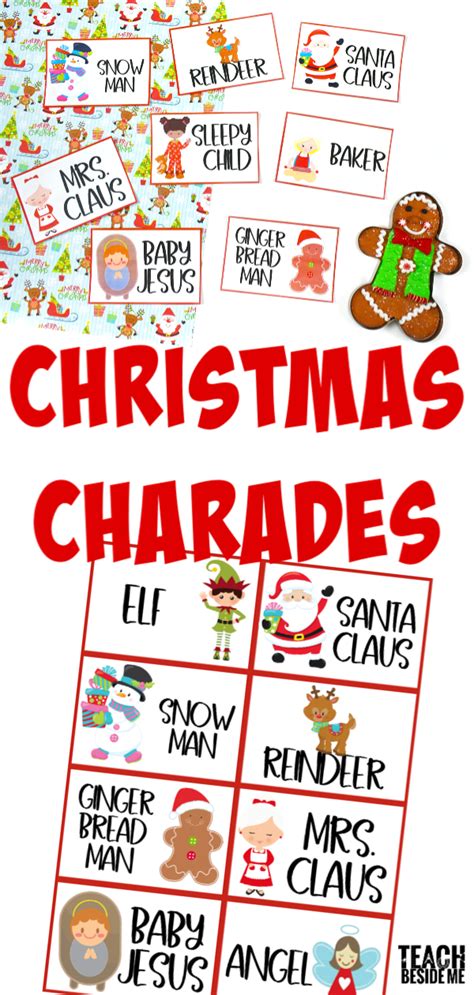 Christmas Charades Ideas For Kids Teach Beside Me