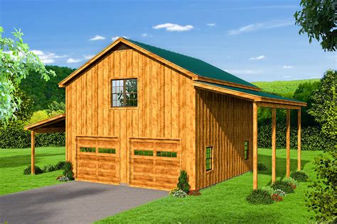 Our garage plans are perfect for anyone who chooses a home plan without a garage. Detached Garage Plan with RV Parking - 68597VR ...