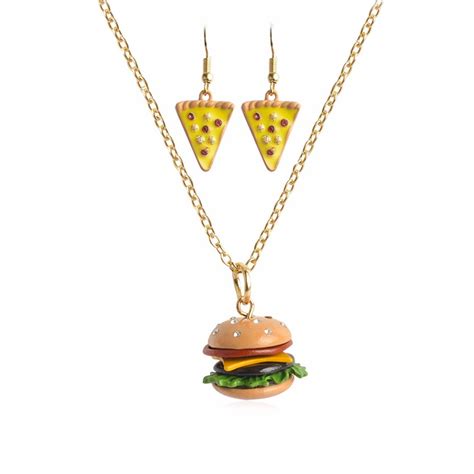 Junk Food Earrings And Necklace Milx Designs