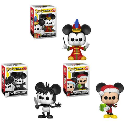 Funko Pop Disney Mickeys 90th Anniversary S2 Vinyl Figures Set Of