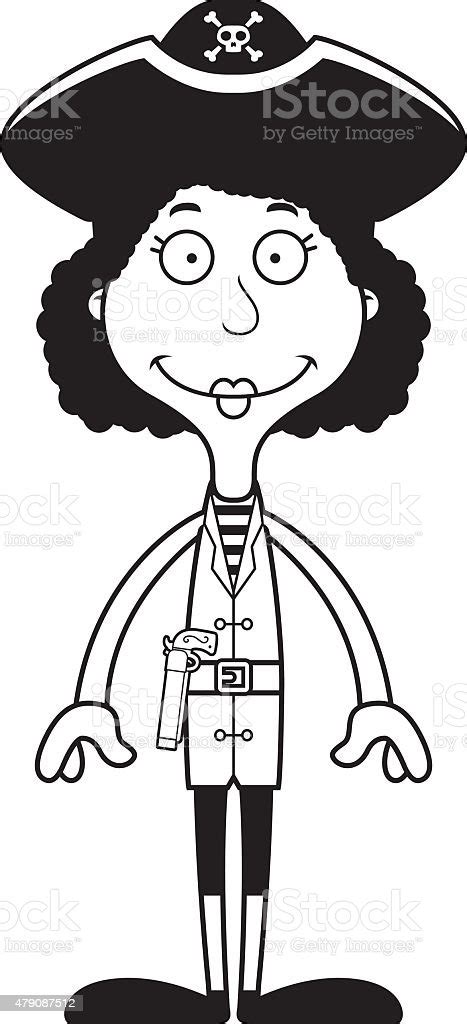Cartoon Smiling Pirate Woman Stock Illustration Download Image Now Istock