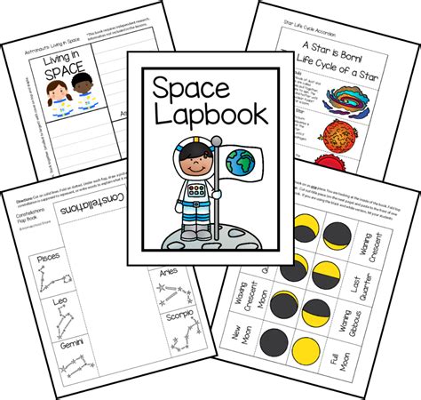 Space Unit Study And Lapbook Free From Homeschool Share Teaching Game