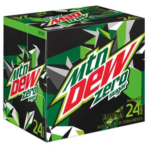 Mountain Dew Zero Sugar Soda Cans 24 Pk 12 Fl Oz Ralphs