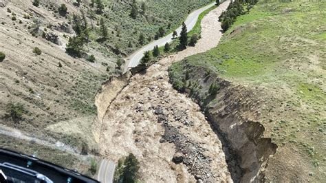 Yellowstone National Parks Extreme Flooding Washes Out Roads Shuts
