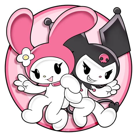 My Melody And Kuromi By Caikslyce On Deviantart