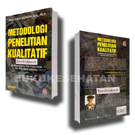 Jual Buku 8 Metopen Metodologi Penelitian Kualitatif Dedy Mulyana