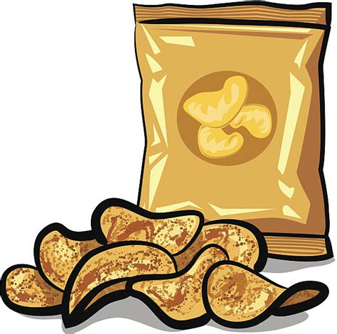 Potato Chips Clip Art Vector Images And Illustrations Istock