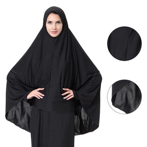 arab muslim women prayer long hijab khimar maxi dress set jilbab islamic abaya fashion world