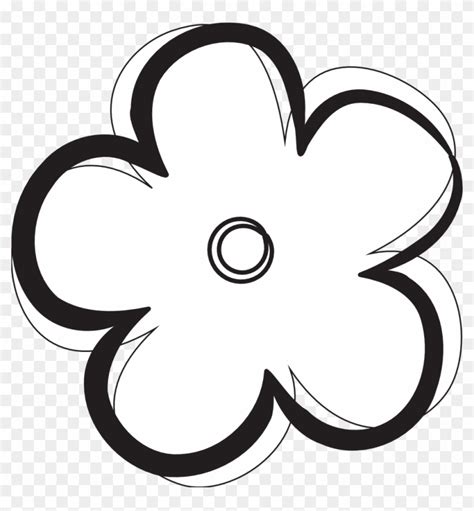 Flower Images Black And White Black And White Emoji Flower Free