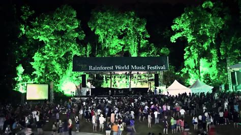 The rainforest world music festival is unlike any other music festival you've been to. The Rainforest World Music Festival 2013 main stage ...