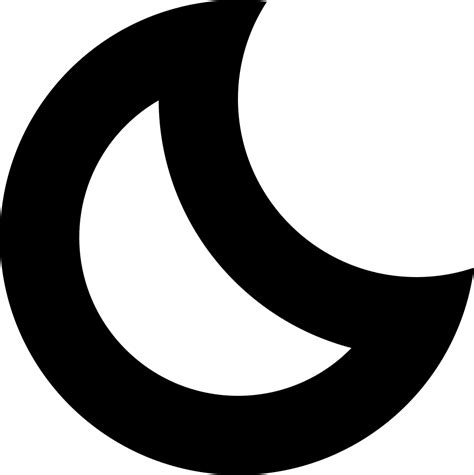 Crescent Moon Svg Png Icon Free Download 30721 Onlinewebfontscom