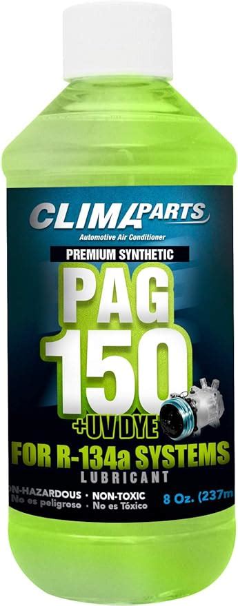 Climaparts Premium Synthetic Ac Refrigerant Oil Pag 150uv