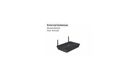 Netgear R6220 WiFi Router User Manual - PDF - UserDrivers