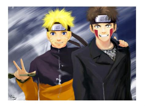 Kiba And Naruto Naruto Shippuuden Fan Art 26655794 Fanpop