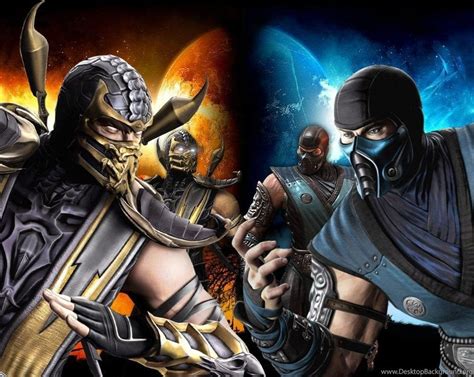 Subzero Vs Scorpion Wallpapers Wallpaper Cave