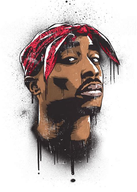 Wallpaper Tupac Comic Tupac 2pac Tupac Art Rapper Art Hip Hop Art