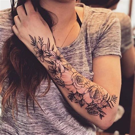 Half Sleeve Tattoo Ideas For Ladies Backstoryscraps