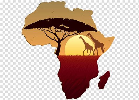 Africa Art Map Africa Transparent Background Png Clipart Hiclipart