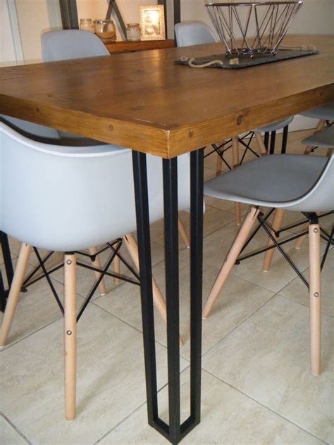 For instance, you can pair an old table top with industrial modern legs to get a. Details about Metal Table Legs (Black) (Upcycling) Hairpin ...