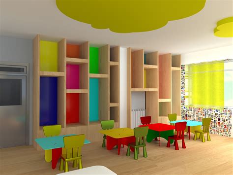 Interior Design Of A Nursery Classroom On Behance