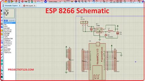 Nodemcu Esp8266 Library For Proteus Projectiot123 Esp32raspberry Pi