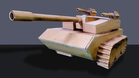 How To Make War Tank With Cardboard Cardboard Crafts Best Out Of