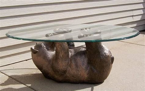 Tangkula rectangle glass coffee table, clear coffee table with lower shelf wooden legs, center tables for living room (red brown). Bear Cub Glass Coffee Table - for Sale in Bemidji ...