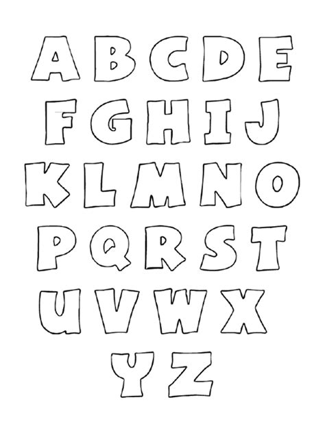 Printable Bubble Letters Alphabet Printable World Holiday