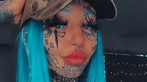 Model Gets Another Tattoo On Her Face After Fans Tell Her Not To