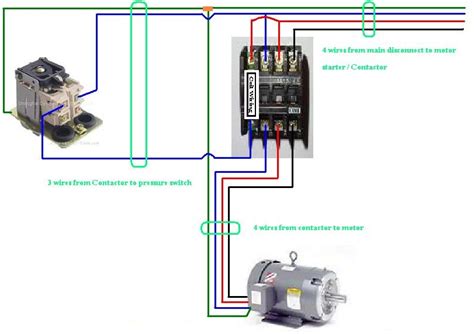 phase contactor wiring diagram  stop engineering